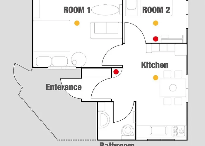 Station - Private House With 2 Bedrooms 中文 日本語応対 외국인전용 Bed and breakfast Ciudad Metropolitana de Busan